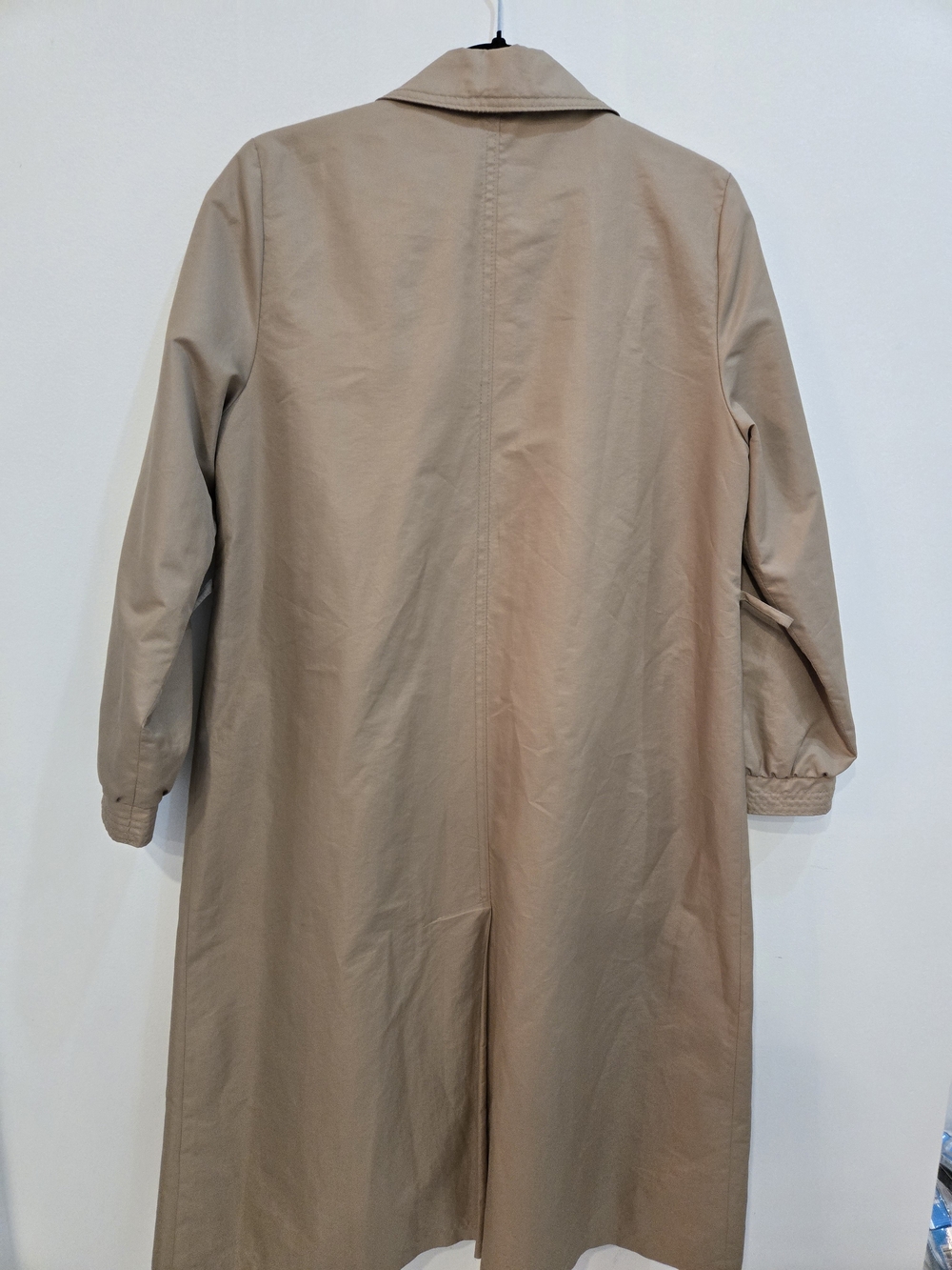 Vintage Women's Beige Longline Coat - Picture 8 of 10